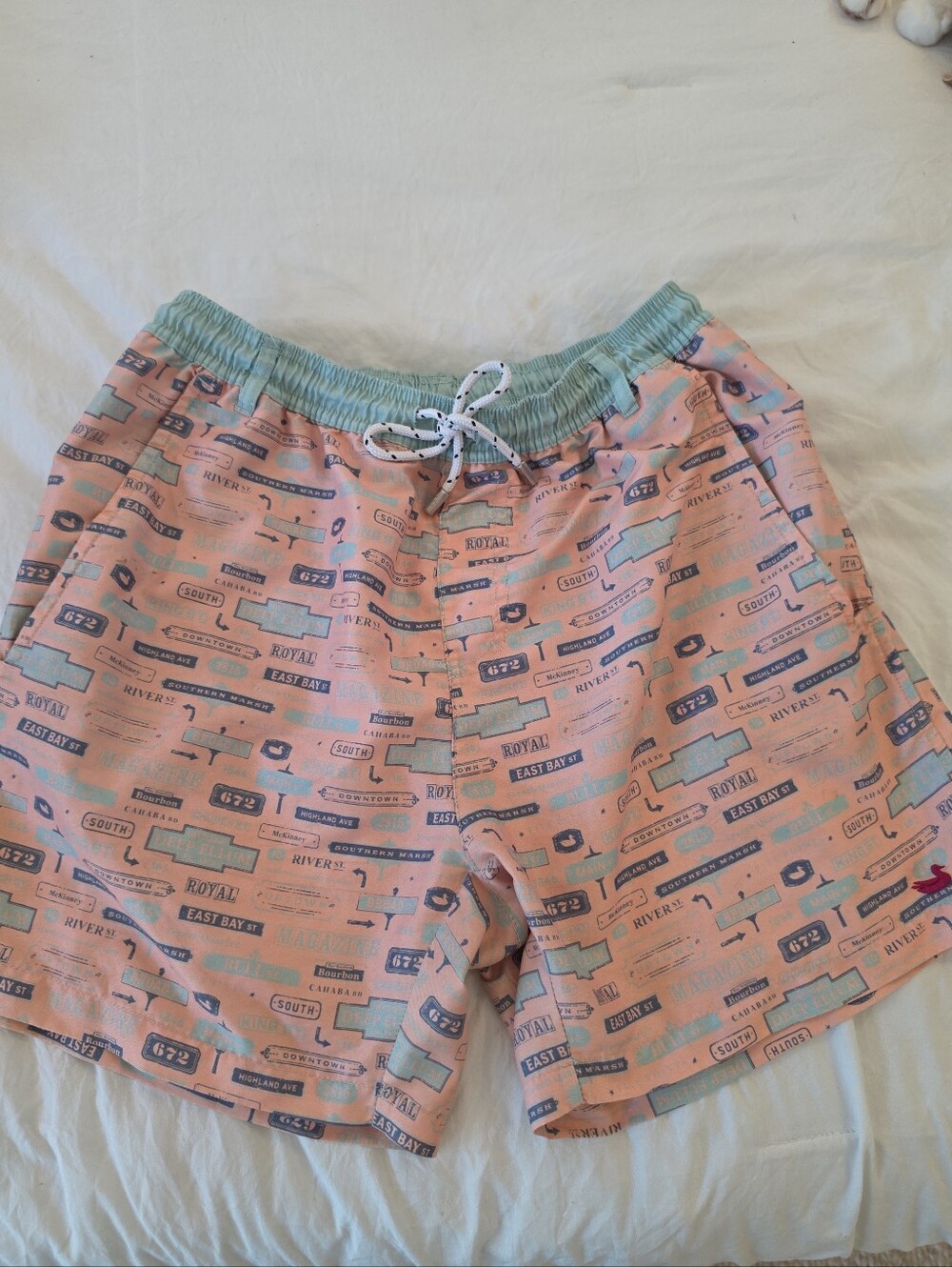 Southern Marsh Dockside Swim Trunks Men's XS The Avenues Pool Beach Boat Coastal